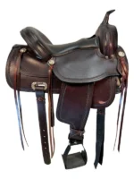 15.5 Inch Used Hilason Trail Saddle - Image 2