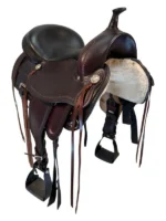 15.5 Inch Used Hilason Trail Saddle - Image 4