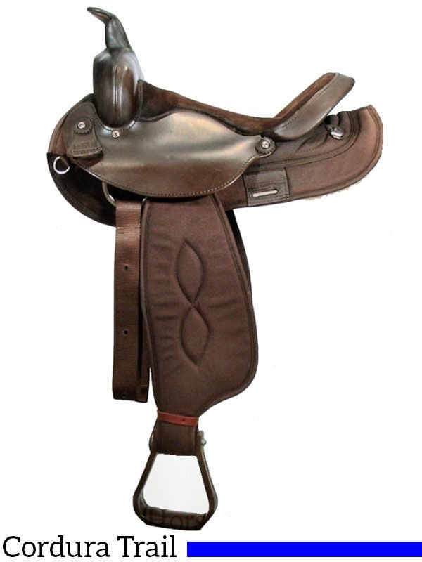 15-big-horn-cordura-round-skirt-saddle-102-146 Big Horn Cordura saddle 15 inch round skirt 102 - Image 1