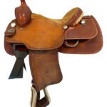 15 Inch Used American Saddlery Roping Saddle