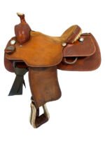 15 Inch Used American Saddlery Roping Saddle