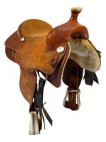 15 Inch Used American Saddlery Roping Saddle - Image 3