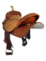 15 Inch Used Big Horn American Barrel Saddle - Image 2