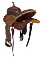15 Inch Used Billy Cook Barrel Saddle - Image 2