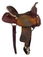 15 Inch Used Billy Cook Barrel Saddle - Image 5