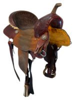 15 Inch Used Billy Cook Barrel Saddle - Image 4