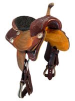 15 Inch Used Billy Cook BW Barrel Saddle - Image 4