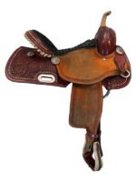 15 Inch Used Billy Cook BW Barrel Saddle - Image 5