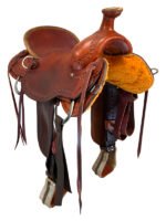 15 Inch Used Billy Cook Mule Ranch Saddle - Image 2