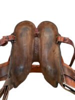 HOLD 2026/03/16j 15 Inch Used Cactus Saddlery Charmayne James Barrel Saddle Wide Tree - Image 3