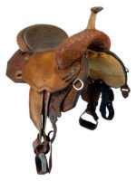 15 Inch Used Circle Y MJ Revolution Saddle - Image 4
