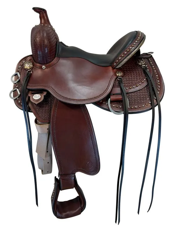 15-inch-used-circle-y-reno-trail-saddle-medium-flex-tree-2373-41 15 Inch Used Circle Y Reno Saddle - Image 1