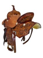 15 Inch Used Cowboy Supply Barrel Saddle - Image 2