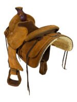 15 Inch Used Fred Hook Roping Saddle - Image 4