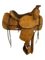 15 Inch Used Fred Hook Roping Saddle - Image 3