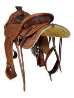 15 Inch Used Jim Palm Ranch Saddle - Image 4