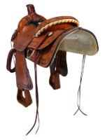 15 Inch Used Rocking R Roping Saddle - Image 2