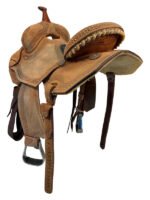 15 Inch Used Scott Thomas Barrel Saddle - Image 2