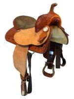 15 Inch Used TexTan Barrel Saddle - Image 5