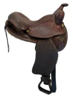 15 Inch Used TexTan Trail Saddle - Image 3