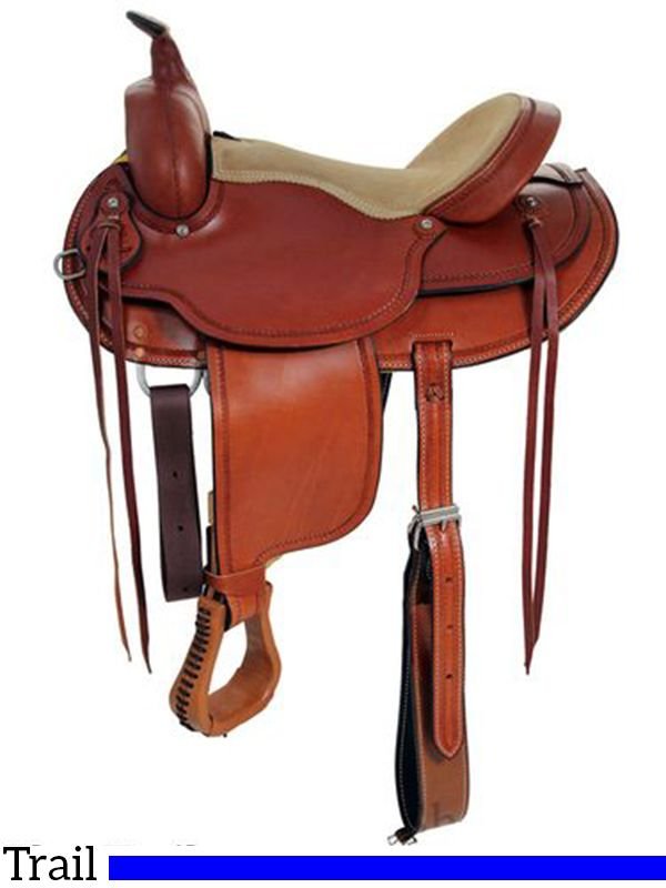 15-or-16-dakota-custom-flex-tree-trail-saddle-fqhb-dk-202fx-85 Dakota trail saddle 15 or 16 inch 202fx - Image 1