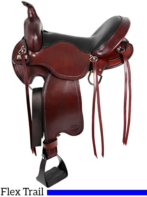 15-to-17-big-horn-custom-light-flex-tree-trail-saddle-810-811-68 Big Horn trail saddle Custom Light Flex 15 to 17 inch 810 811 - Image 1