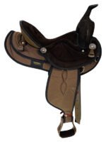 Big Horn Synthetic Trail Saddle: 14"-17" - Image 4