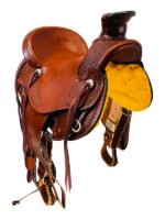 Dakota Wade tree saddle 15 to 17 inch 809 - Image 7