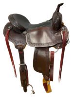 HR Draft trail saddle Hud Roberts 15 to 17 inch - Image 3