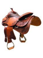 HR Hud Roberts Reining Saddle 763 - Image 3