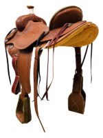 HR Hud Roberts Will James Ranch Saddle: 15"-17" - Image 3