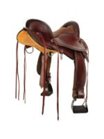 Circle Y trail saddle Grey Forest 15 to 18 inch 1689 - Image 4