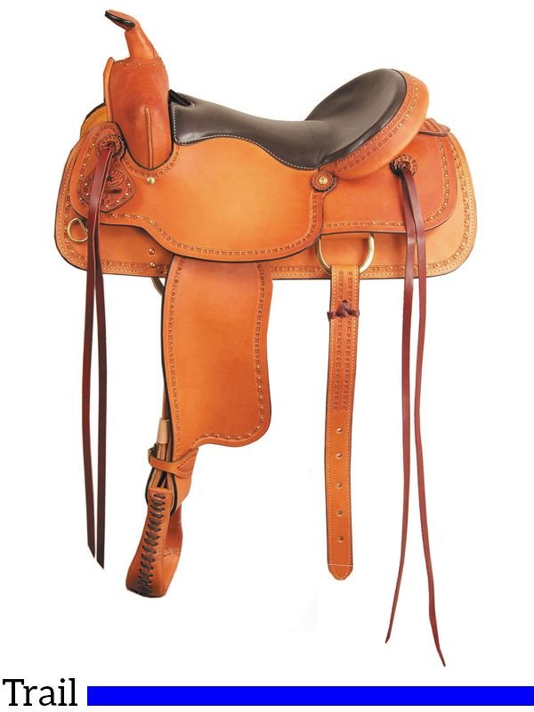 16-17-american-saddlery-texas-best-the-san-saba-trail-saddle-am951-61 16-17 Inch Big Horn The San Saba Trail - Image 1