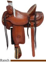Billy Cook rancher saddle Arbuckle 15.5 to 17 inch - Image 2