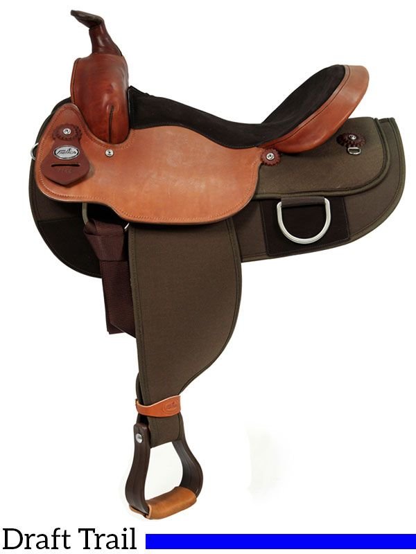16-17-fabtron-draft-horse-saddle-7182-7184-61 Fabtron Draft Horse Saddle: 16"-17" - Image 1