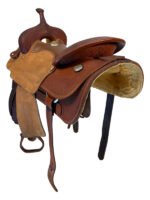 16.5 Inch Used Billy Cook Pro Cutter Saddle - Image 2