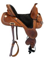 16.5 Inch Used Circle Y Fischer Treeless Saddle - Image 3