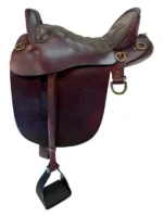 16.5 Inch Used Tucker River Plantation Saddle - Image 2
