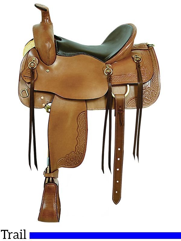 16-american-saddlery-cumberland-trail-saddle-am1386-62 16 Inch American Saddlery Cumberland Trail - Image 1