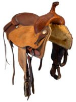 16 Inch Used Billy Cook Cutting Saddle - Image 4