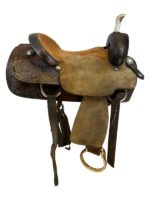 16 Inch Used Billy Cook Cutting Saddle - Image 4