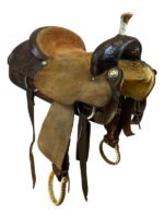 16 Inch Used Billy Cook Cutting Saddle - Image 3