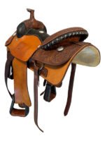 16 Inch Used Billy Cook Greenville Saddle - Image 2