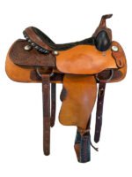 16 Inch Used Billy Cook Greenville Saddle - Image 3