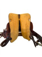 16 Inch Used Billy Cook Roughout Floral Saddle - Image 3