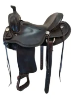16 Inch Used Billy Cook Tipton Saddle - Image 2