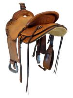 16 Inch Used Cactus Roping Saddle Wide Tree - Image 2