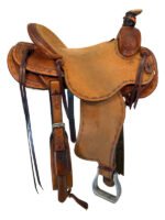 16 Inch Used Cactus Roping Saddle Wide Tree - Image 5