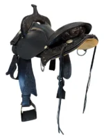 16 Inch Used Circle Y High Horse Round Rock Gaited Trail Saddle