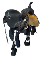 16 Inch Used Circle Y High Horse Round Rock Gaited Trail Saddle - Image 4